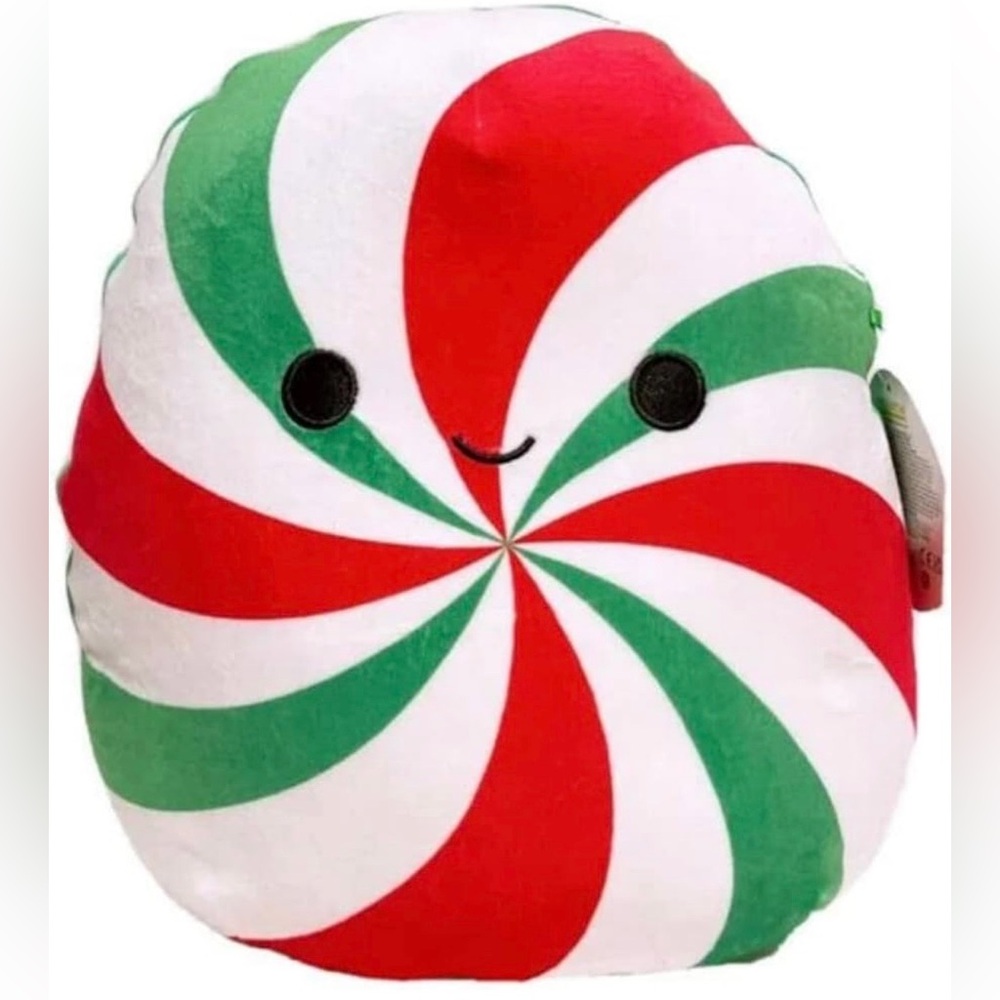 Squishmallows 16-inch Dulce the Peppermint Candy Plush Pillow